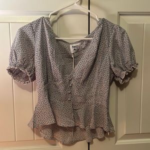 Princess Polly floral short sleeve top